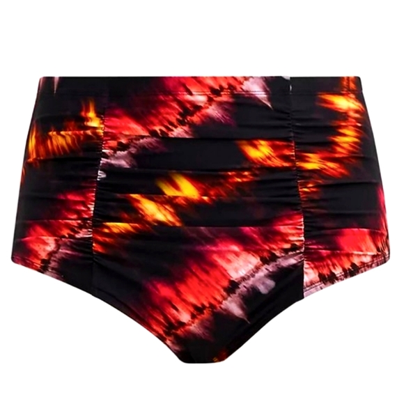 ❤️NWT VINTAGE TORRID SWIM BOTTOM - TIE-DYE - HIGH WAIST BRIEF - PLUS SIZE 2X - Picture 7 of 9